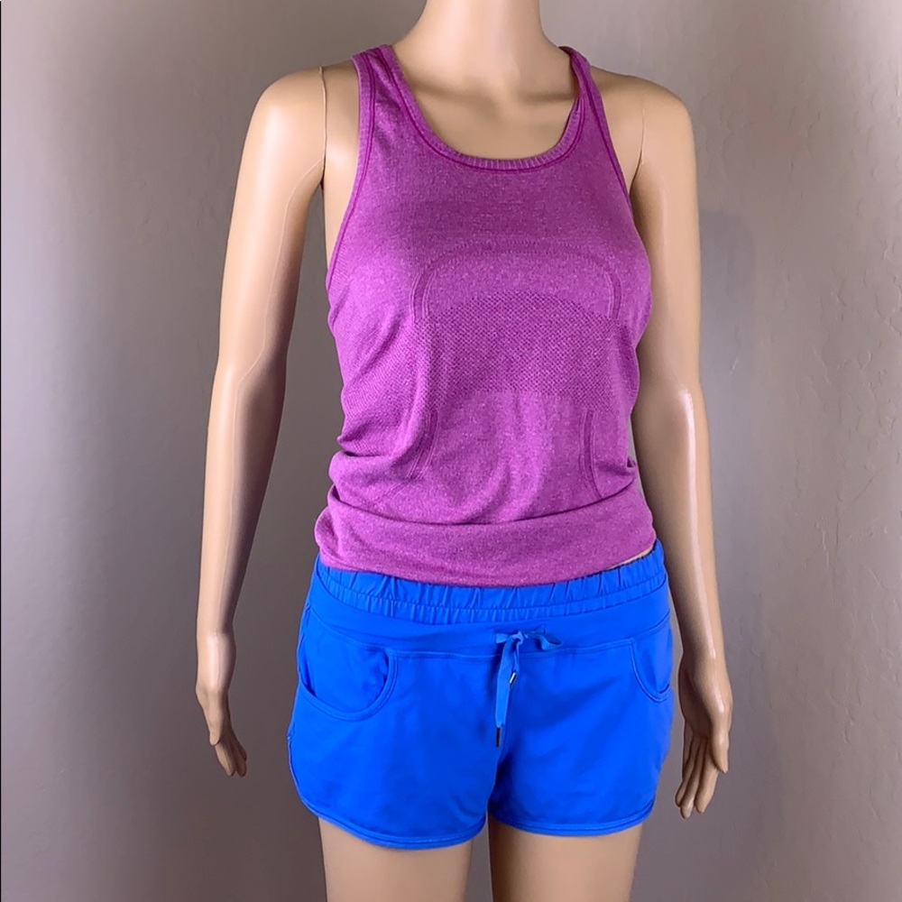 Lululemon RARE Blue Nylon&Spandex Shorts Size 4